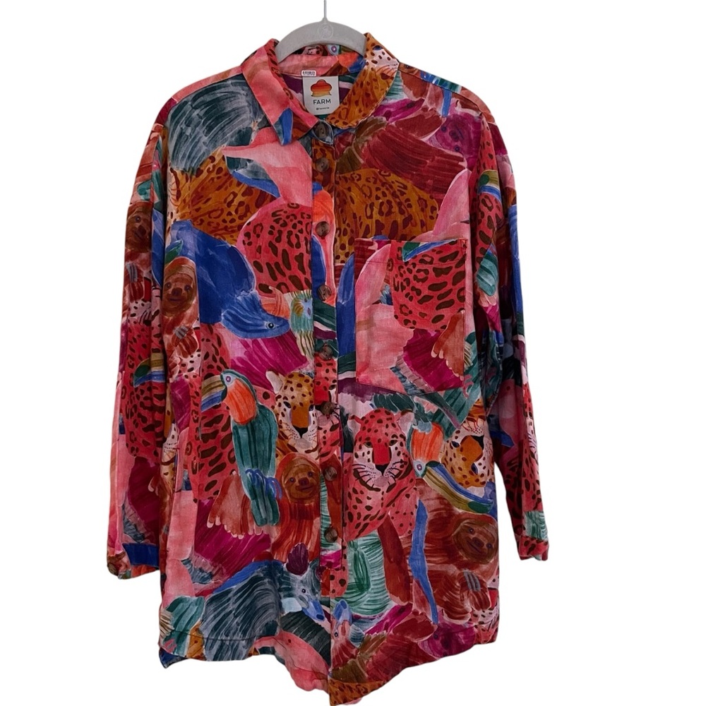 Farm Rio Multicolor Printed Romper - Picture 2 of 9